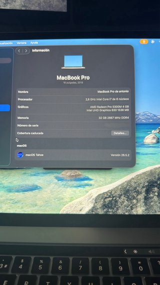 Macbook Pro 16 2019 Plata