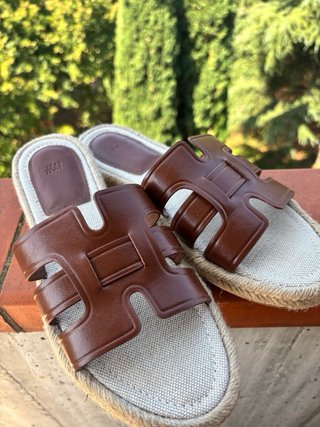 H&M sandalo espadrilla stile H, modello slip on