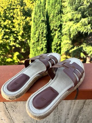 H&M sandalo espadrilla stile H, modello slip on
