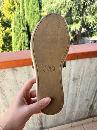 H&M sandalo espadrilla stile H, modello slip on