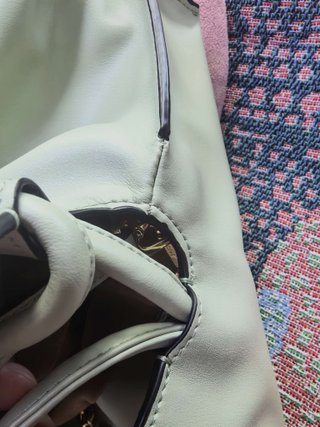 Bolso Loewe Flamenco Clutch Oro Blanco