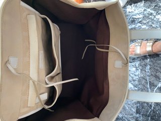 Borsa Donna Karan Beige e Bianca