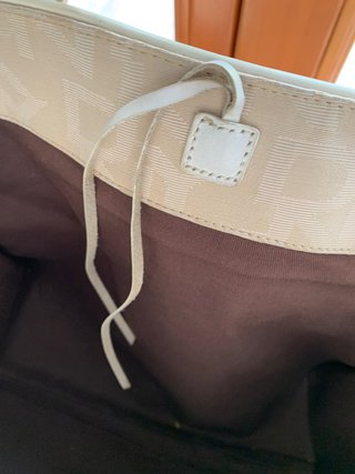 Borsa Donna Karan Beige e Bianca
