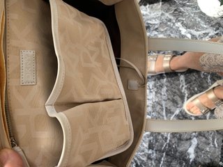 Borsa Donna Karan Beige e Bianca