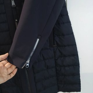 Lote Invierno: Abrigo Azul y Bufanda Blanca