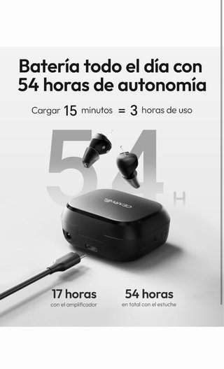 Nano Amplificador Sonido Personas Mayores 54H
