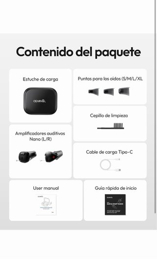 Nano Amplificador Sonido Personas Mayores 54H