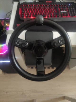 Volante Logitech con Pedales y Palanca