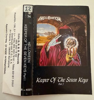Casete Helloween Keeper of the Seven Keys Part 1