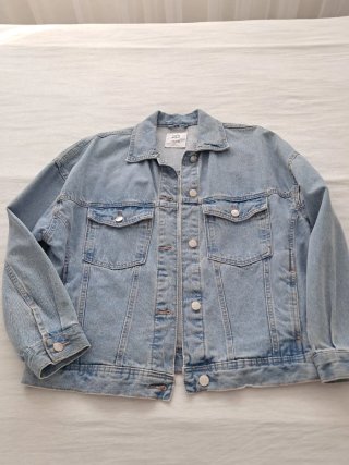 Cazadora vaquera lefties azul talla S