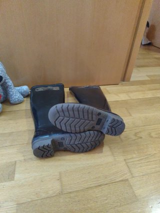 Botas de agua negras