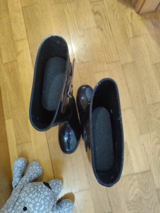 Botas de agua negras