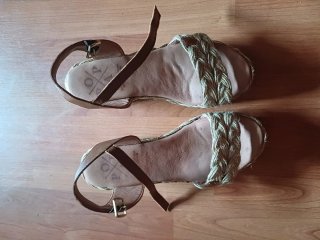Sandalias POPA verano cuña esparto n°37
