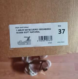 Sandalias POPA verano cuña esparto n°37