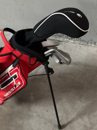 Juego Palos Golf Infantil Decathlon Rojo