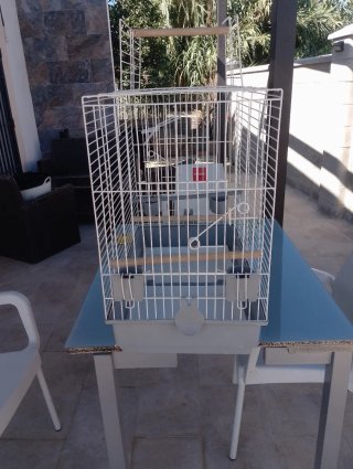 Jaula grande para loros y cotorras