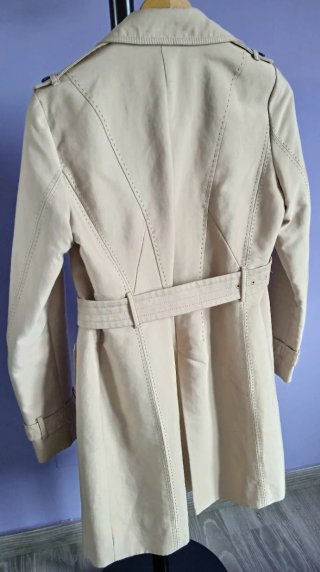 Trench Zara Beige Mujer