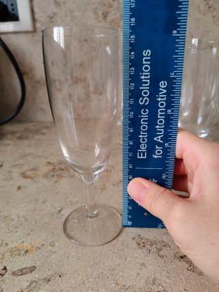 Set 9 Flûtes Champagne Vetro