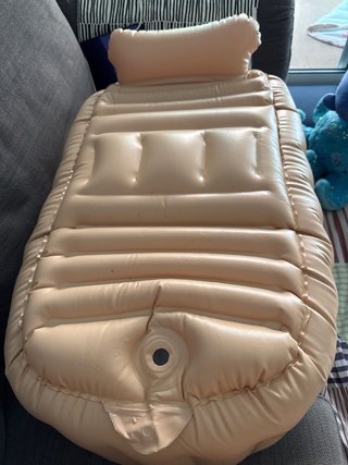 Bañera inflable para bebé con ositos