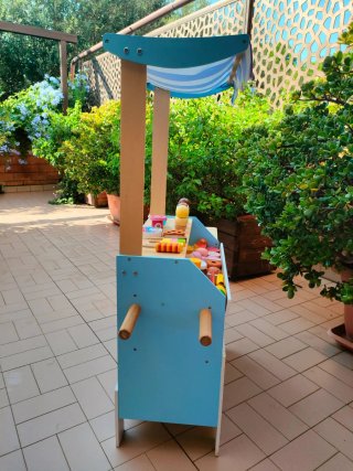 Carretto gelato giocattolo con accessori