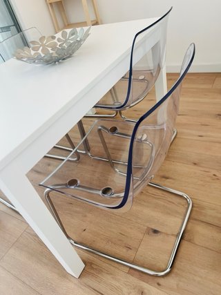 Silla TOBIAS Ikea transparentes