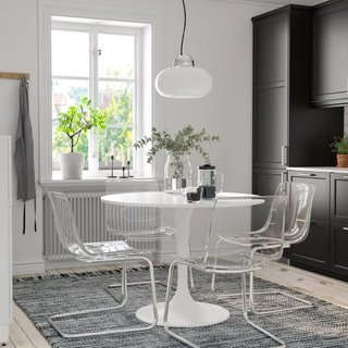 Silla TOBIAS Ikea transparentes