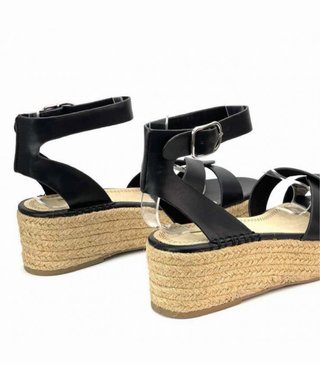 Sandalias Plataforma Esparto Mujer Talla 39