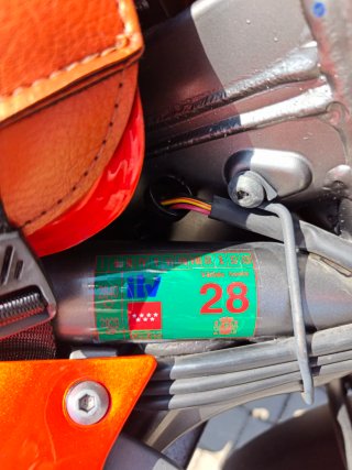Kawasaki ER-6N Naranja