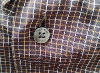 Camisa Calvin Klein Hombre Marrón/Gris
