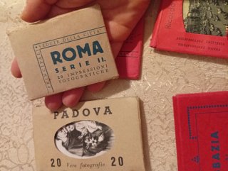 Antichi ricordi souvenir Roma Venezia Padova