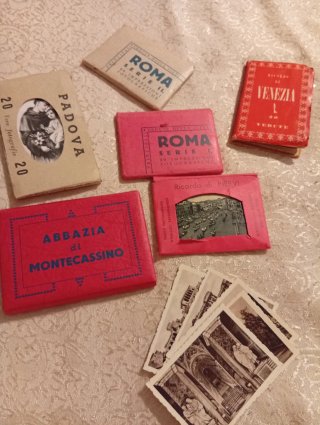 Antichi ricordi souvenir Roma Venezia Padova