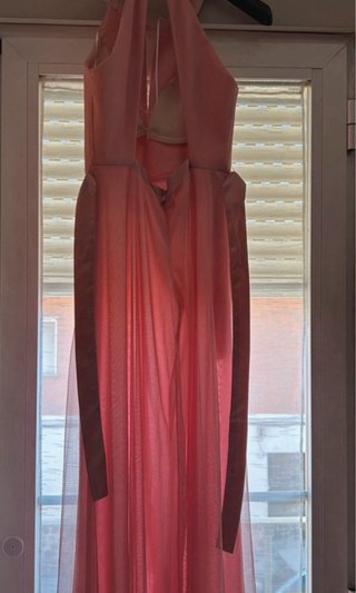 Vestido largo fiesta rosa