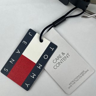 Cintura Tommy Jeans Avorio Taglia 85