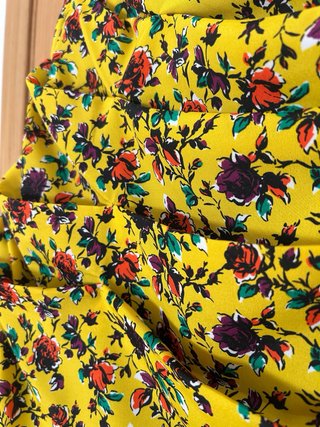 Minifalda Zara flores