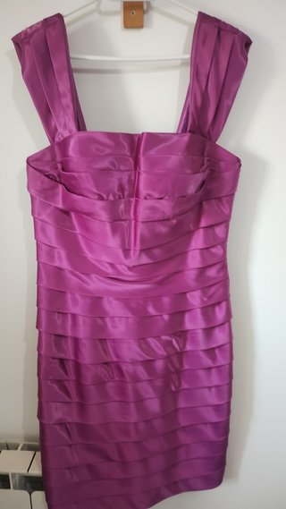 Vestido fiesta ZM WOMAN morado talla 42