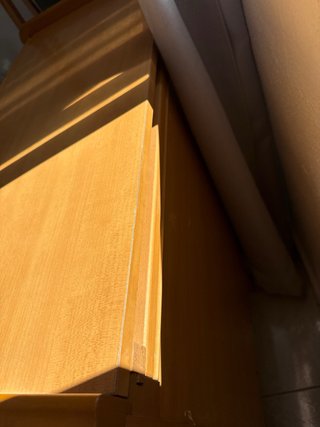 Mesa de estudio de madera