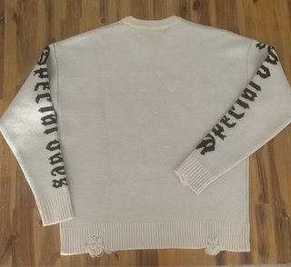 Jersey Bershka Negro/Blanco Talla S