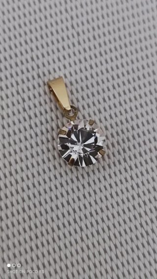 Colgante Swarovski Latón y Acero Inoxidable