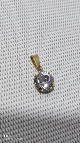 Colgante Swarovski Latón y Acero Inoxidable