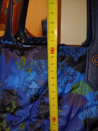 Borsa Desigual floreale blu