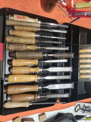 Set de formones para carpintería