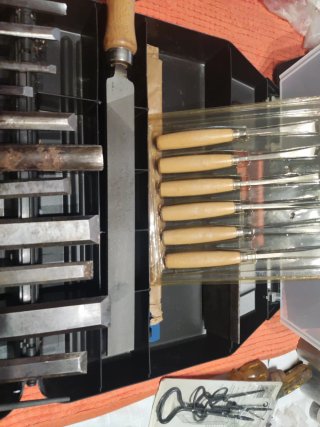 Set de formones para carpintería