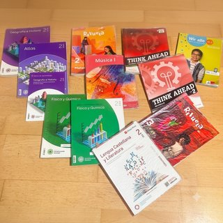 Libros de texto de 2° Eso. IES Claudio Moyano