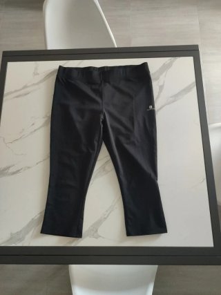 Pantalone corto sportivo Domyos nero