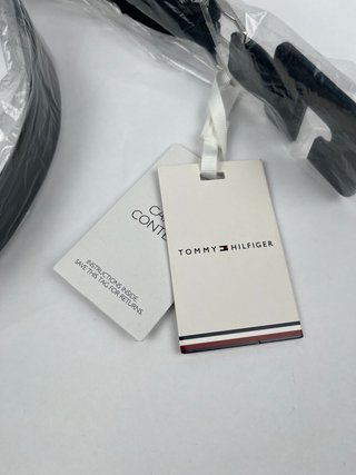 Cintura Tommy Hilfiger TH Nera Taglia 80