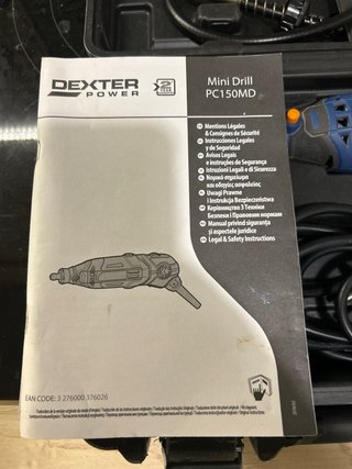 Mini Taladro Dexter PC150MD con Accesorios