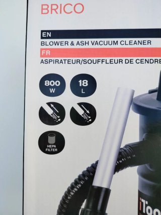 Aspirador Cenizas iTools 18L 800W