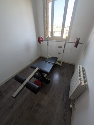 Equipo Gimnasio Casa: Polea, Barra y Discos