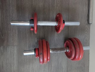 Equipo Gimnasio Casa: Polea, Barra y Discos