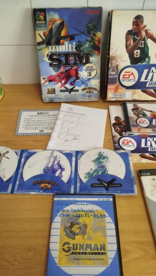 Lote Juegos PC: NHL 99, NBA Live 99, Gunman